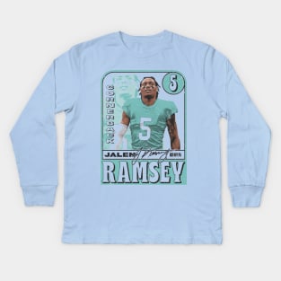 Jalen Ramsey Miami Card Kids Long Sleeve T-Shirt